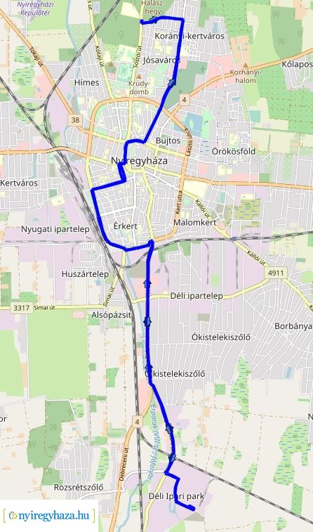 Városrészi és teljes hálózati térképek