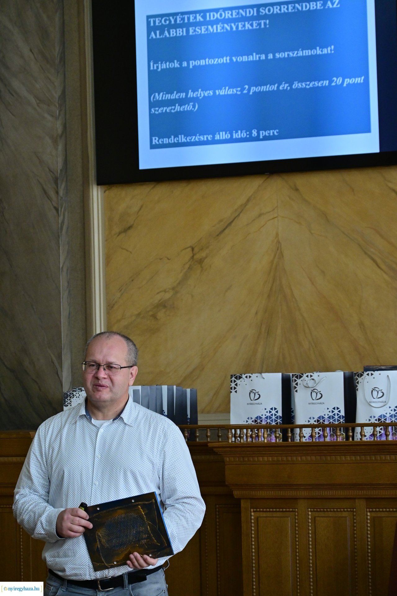 Várostörténeti vetélkedő a Városházán 20241025