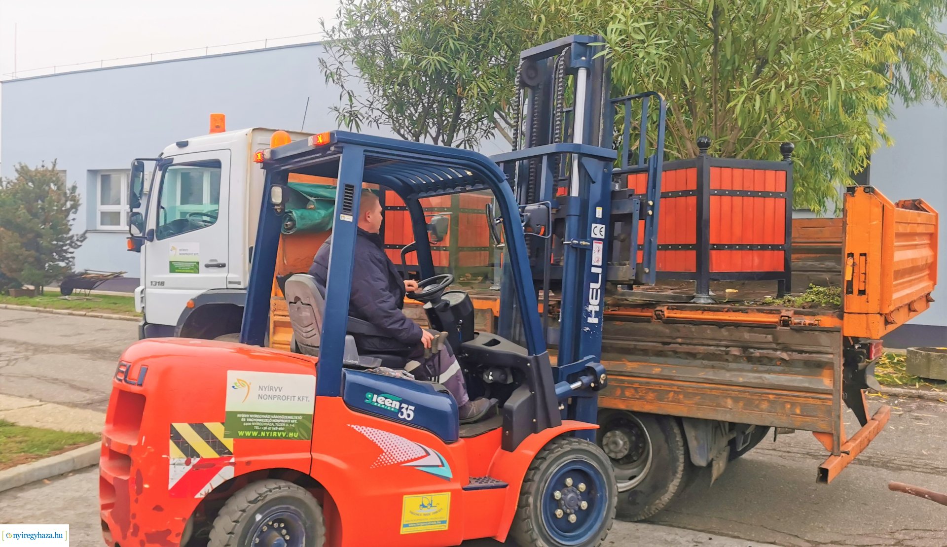 Városunk közterületeinek téliesítése