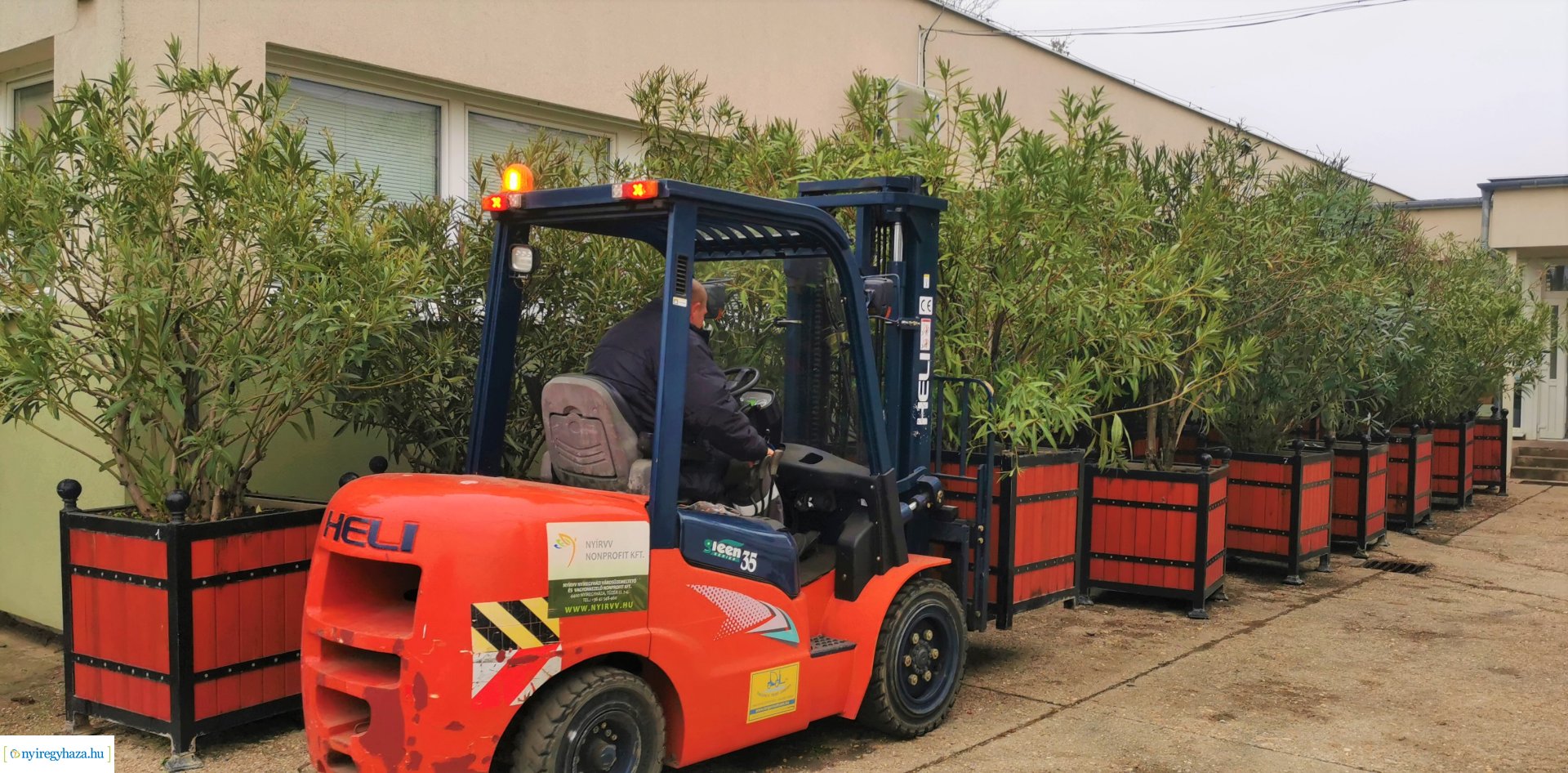 Városunk közterületeinek téliesítése