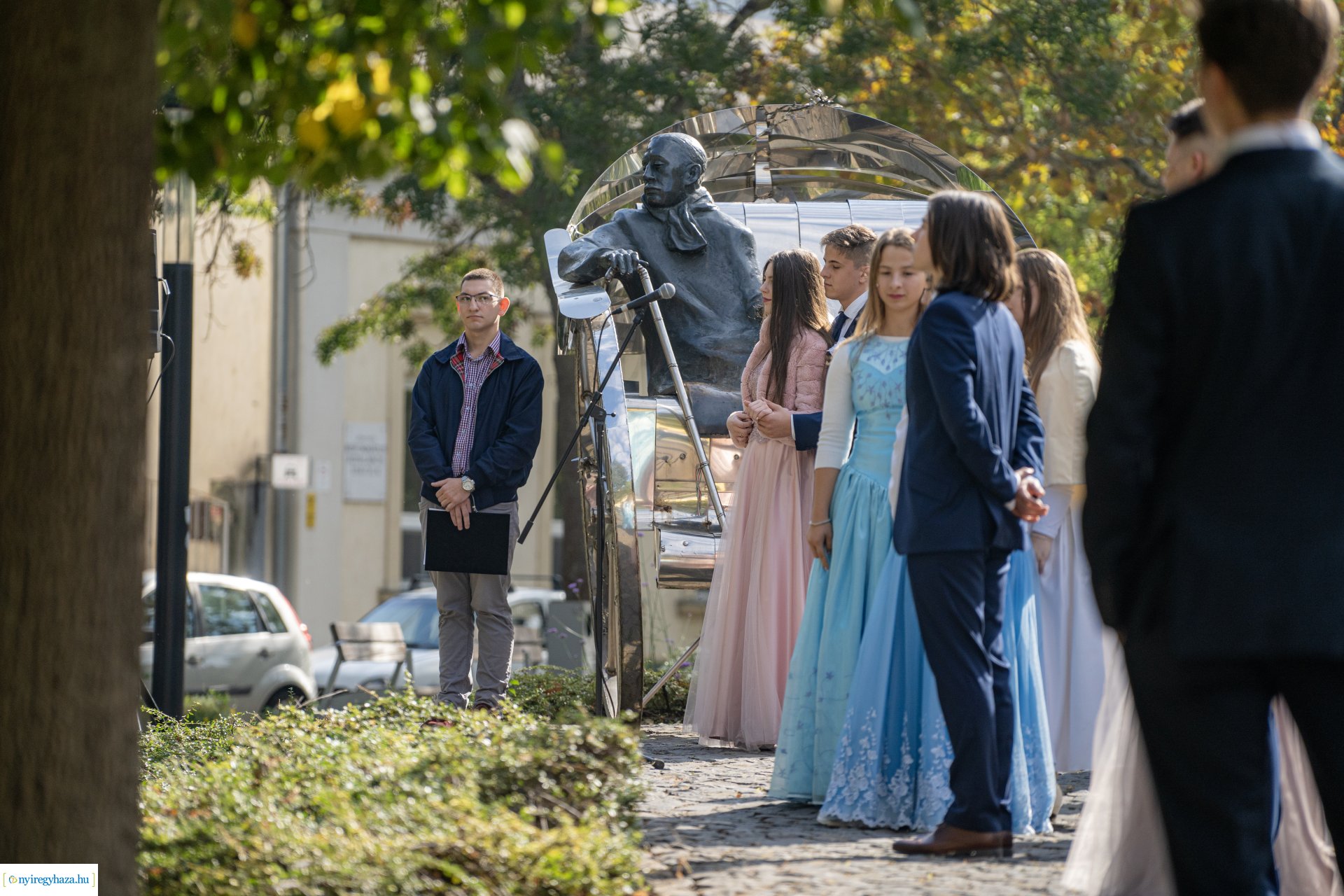 Városunk szülöttére, Krúdy Gyulára emlékeztünk a Bessenyei téren