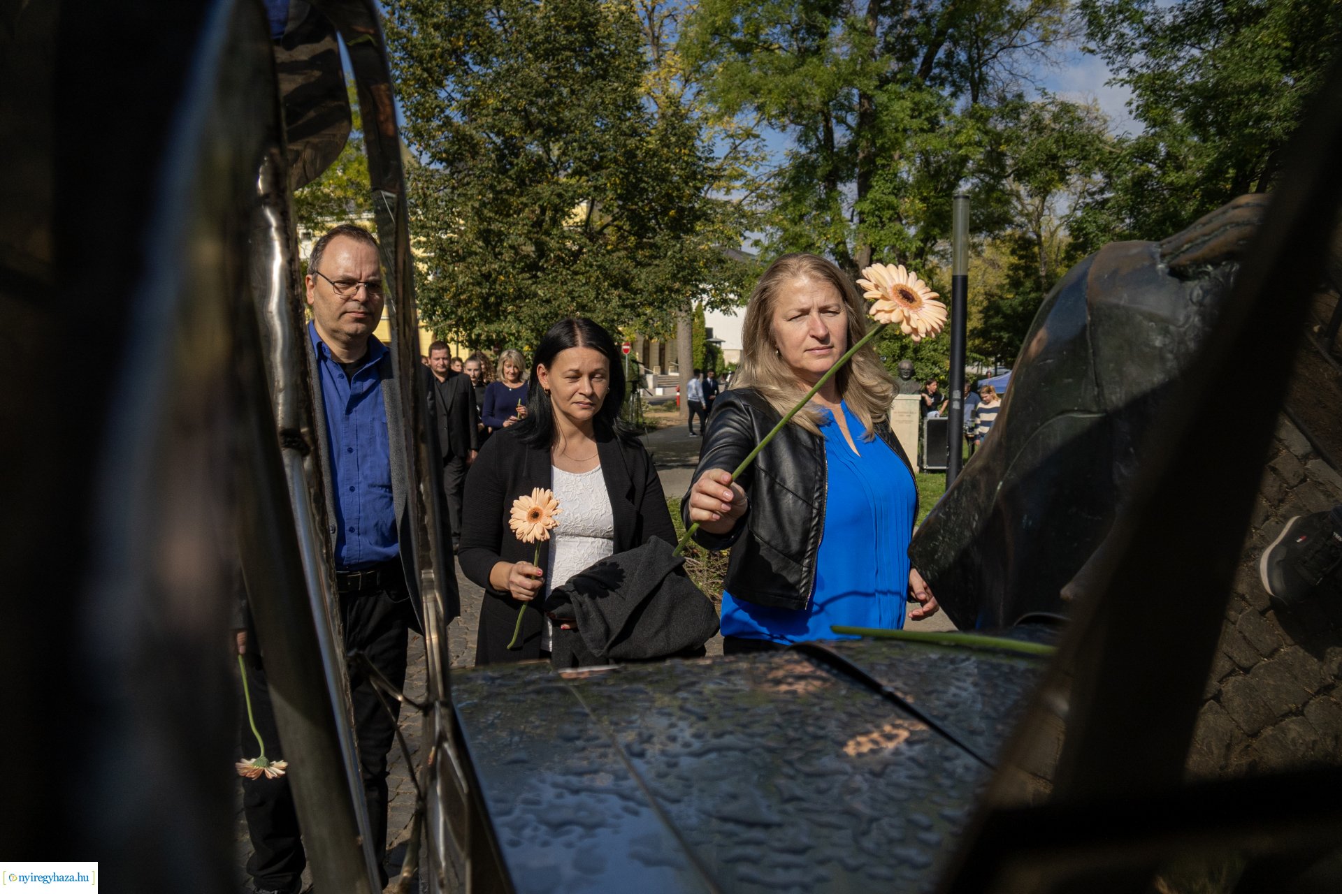 Városunk szülöttére, Krúdy Gyulára emlékeztünk a Bessenyei téren