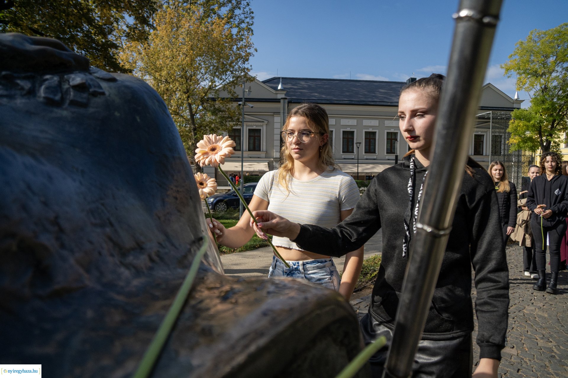 Városunk szülöttére, Krúdy Gyulára emlékeztünk a Bessenyei téren