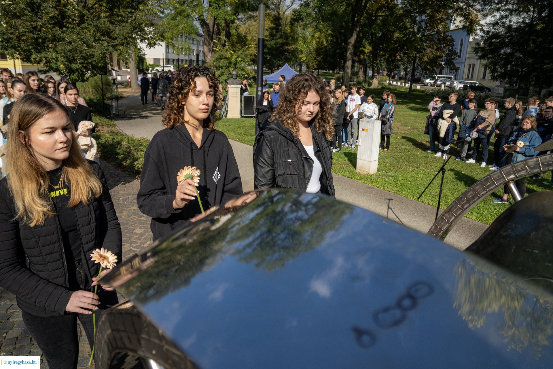 Városunk szülöttére, Krúdy Gyulára emlékeztünk a Bessenyei téren