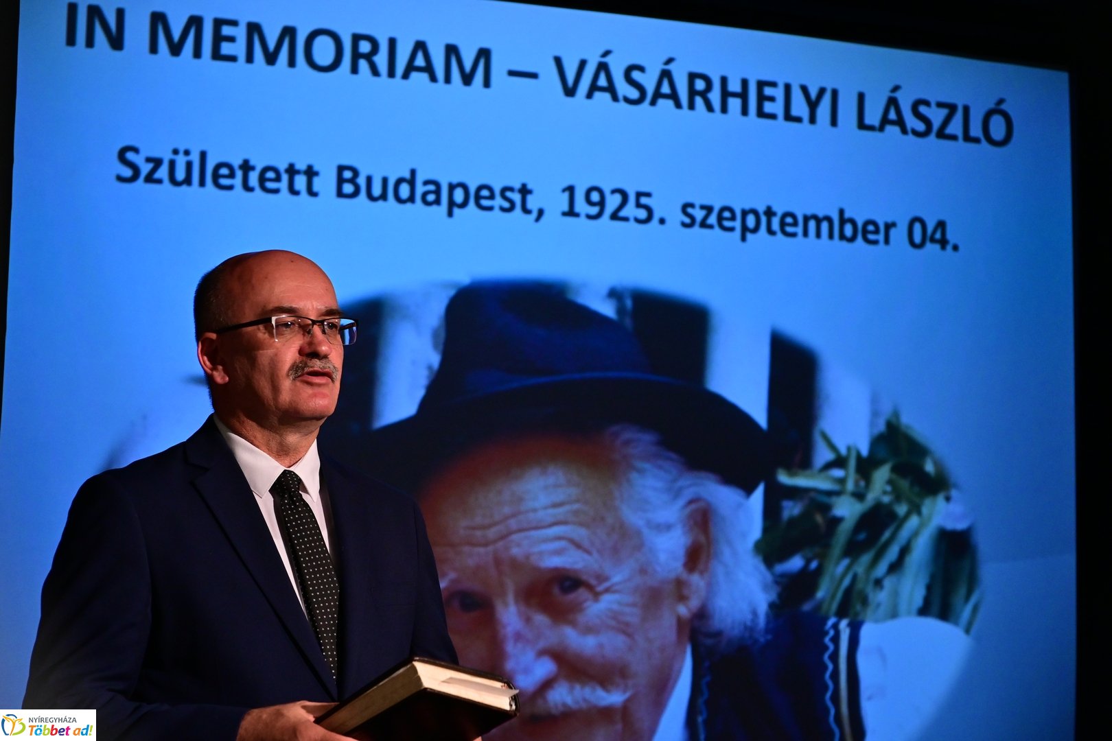 Vásárhelyi László emléktábla avató 2025 szeptemberében
