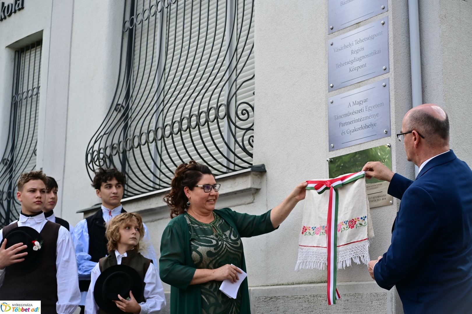 Vásárhelyi László emléktábla avató 2025 szeptemberében