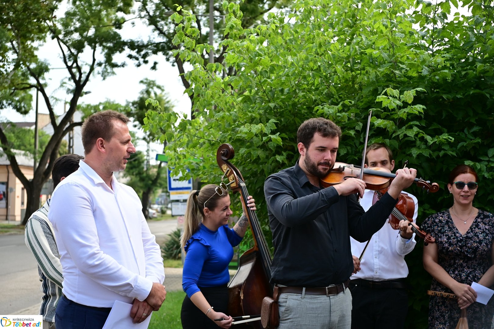 Vásárhelyi László emléktábla avató 2025 szeptemberében