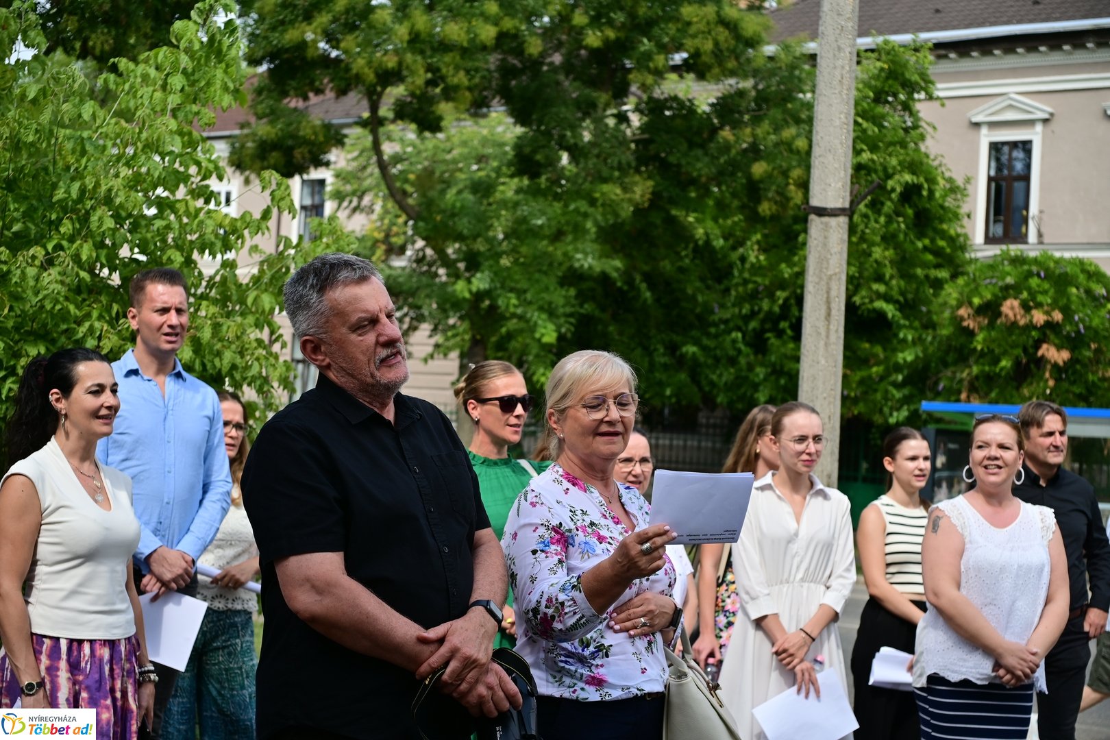Vásárhelyi László emléktábla avató 2025 szeptemberében