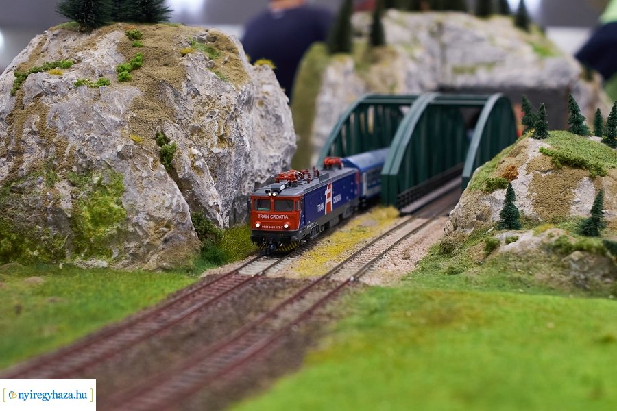 Vasútmodell kiállítás a vasutas művelődési házban 2021