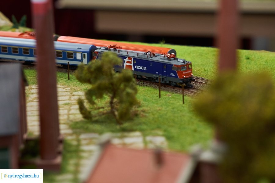 Vasútmodell kiállítás a vasutas művelődési házban 2021