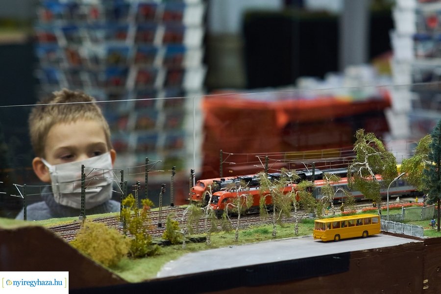 Vasútmodell kiállítás a vasutas művelődési házban 2021