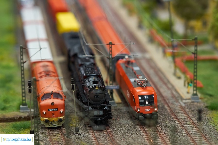 Vasútmodell kiállítás a vasutas művelődési házban 2021