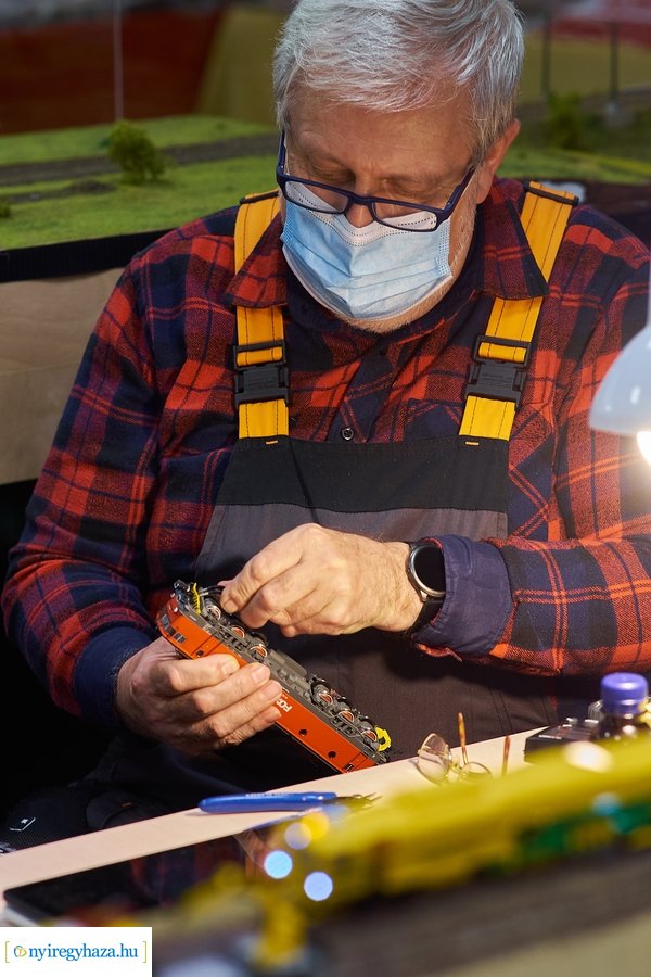 Vasútmodell kiállítás a vasutas művelődési házban 2021