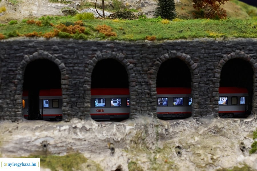 Vasútmodell kiállítás a vasutas művelődési házban 2021