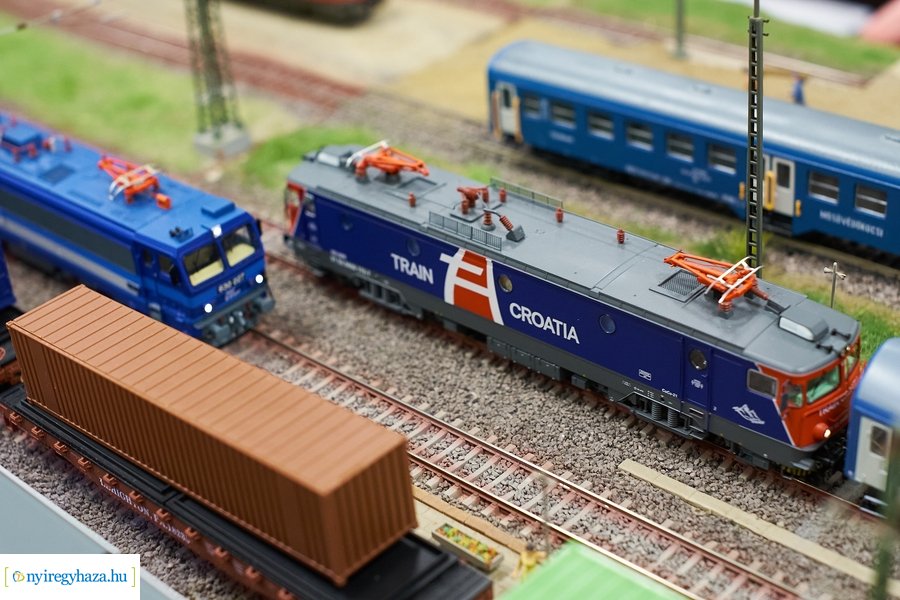 Vasútmodell kiállítás a vasutas művelődési házban 2021