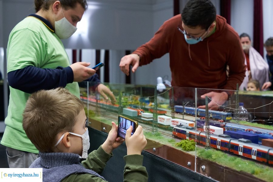 Vasútmodell kiállítás a vasutas művelődési házban 2021