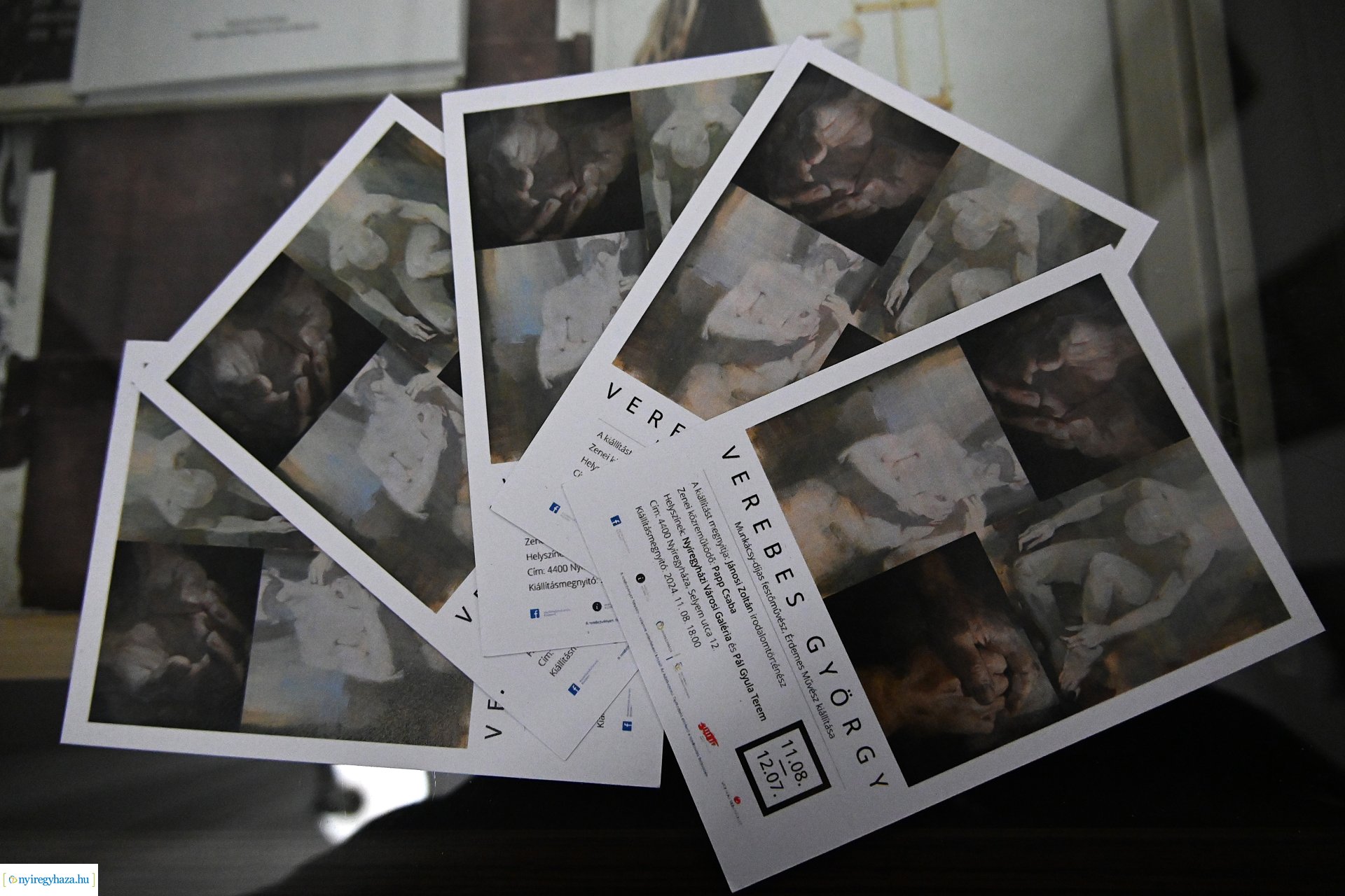 Verebes György kiállításának megnyitója a Városi Galériában