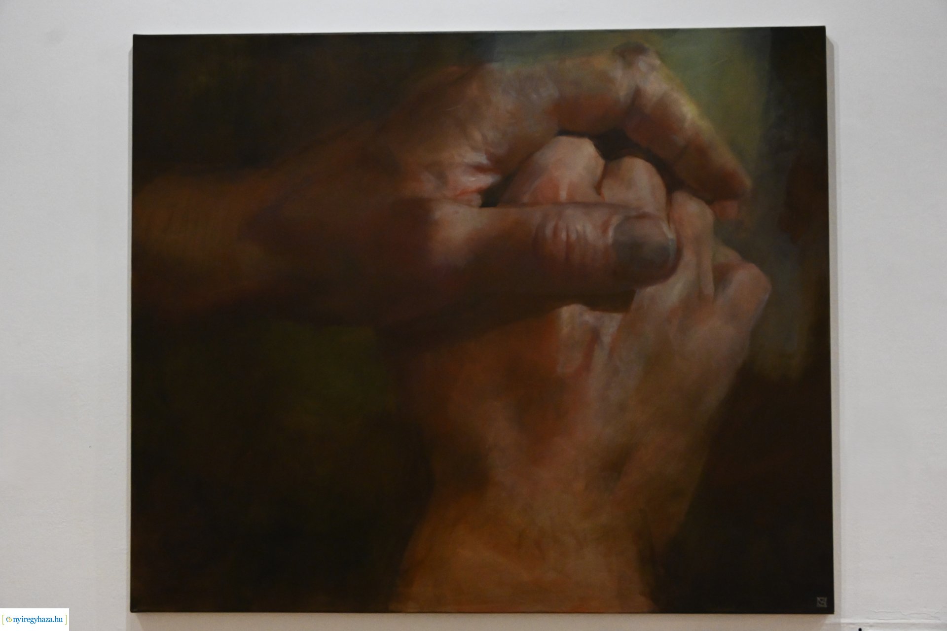 Verebes György kiállításának megnyitója a Városi Galériában