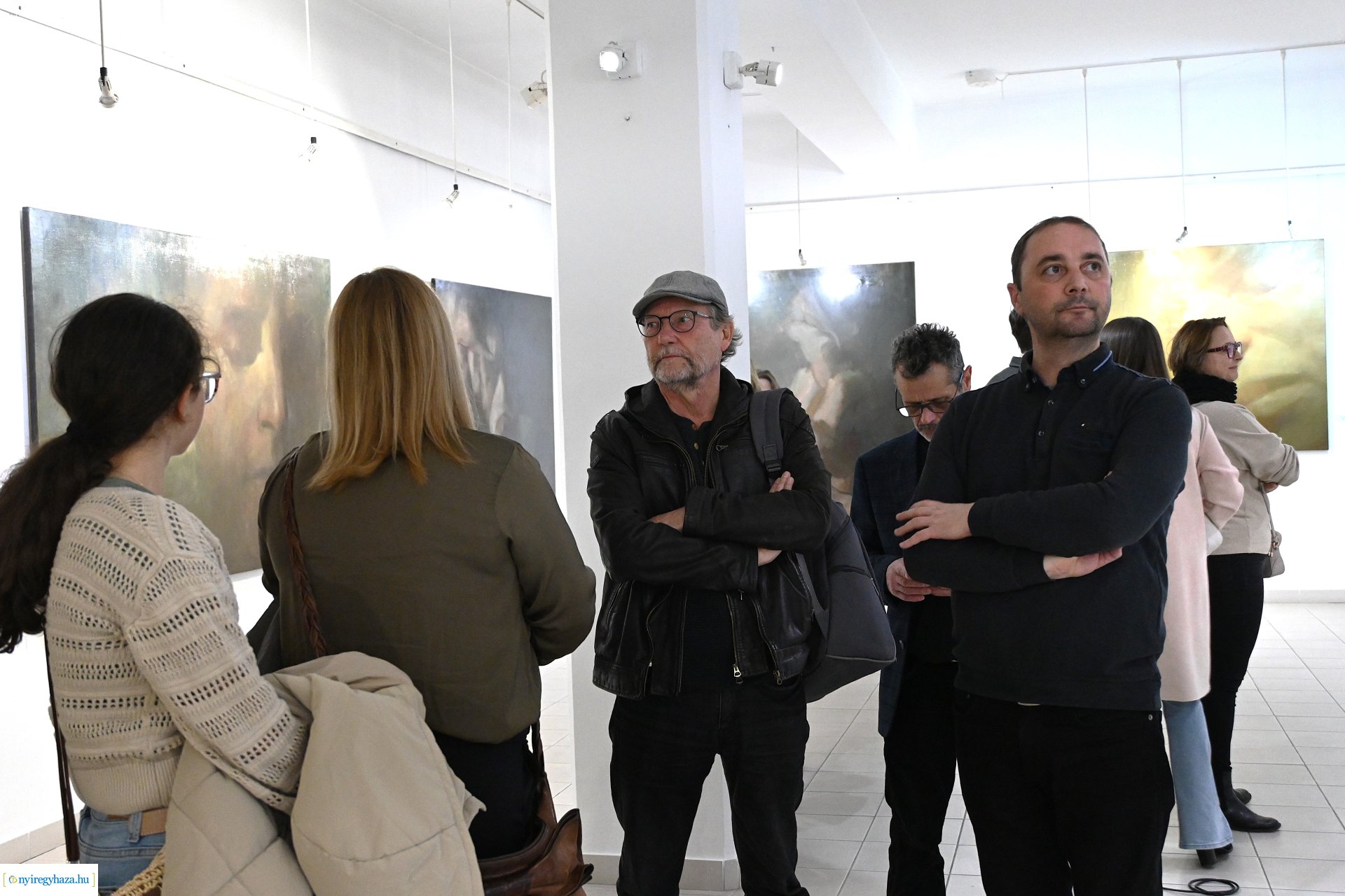 Verebes György kiállításának megnyitója a Városi Galériában