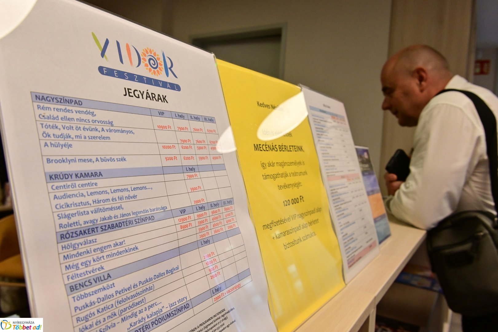 VIDOR 2025 jegyek árusítása