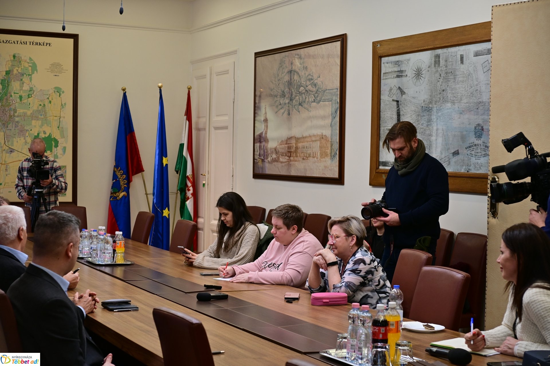 VIDOR Fesztivál sajtótájékoztató a Városházán 2025 februárjában