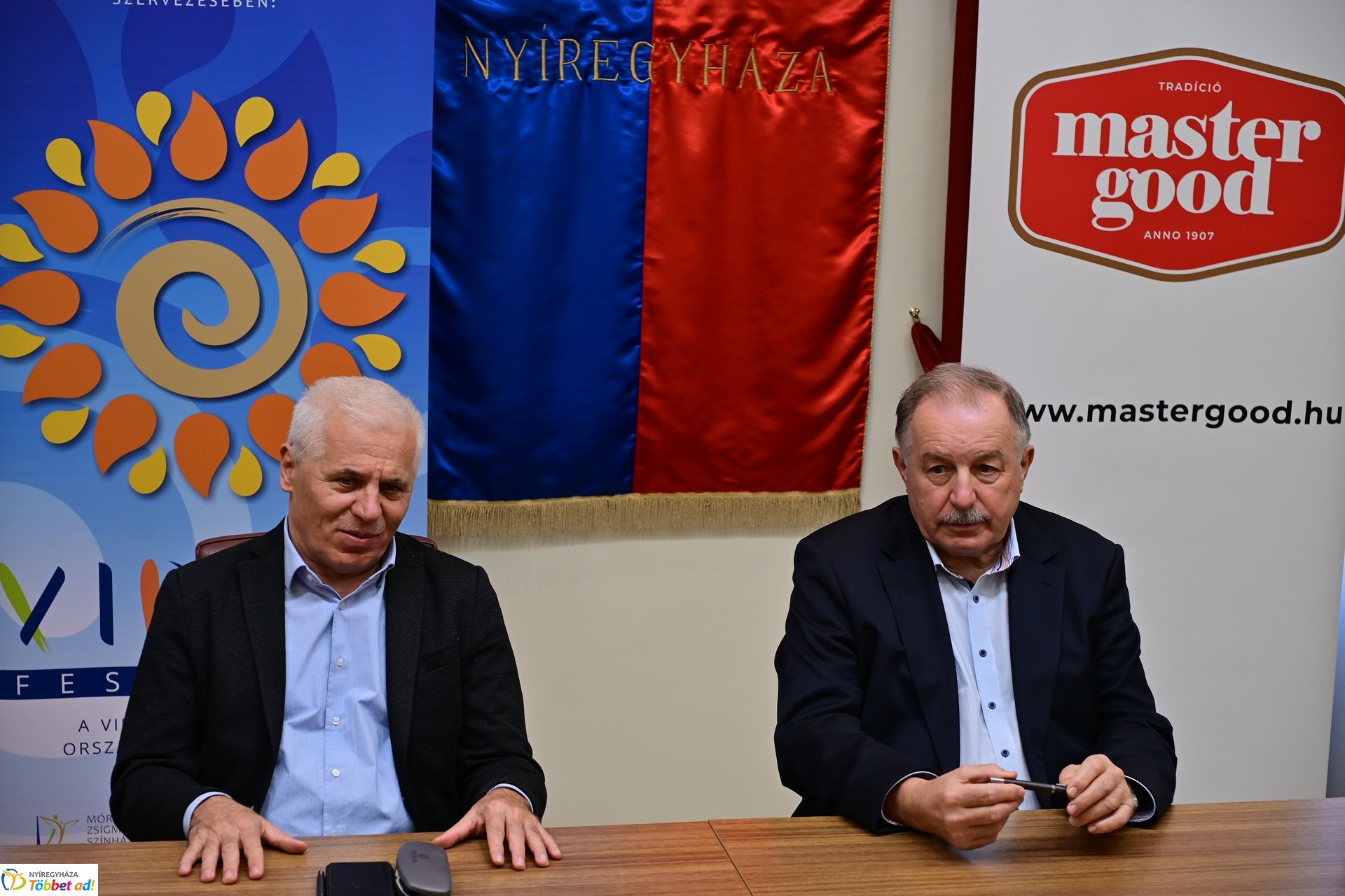 VIDOR Fesztivál sajtótájékoztató a Városházán 2025 februárjában