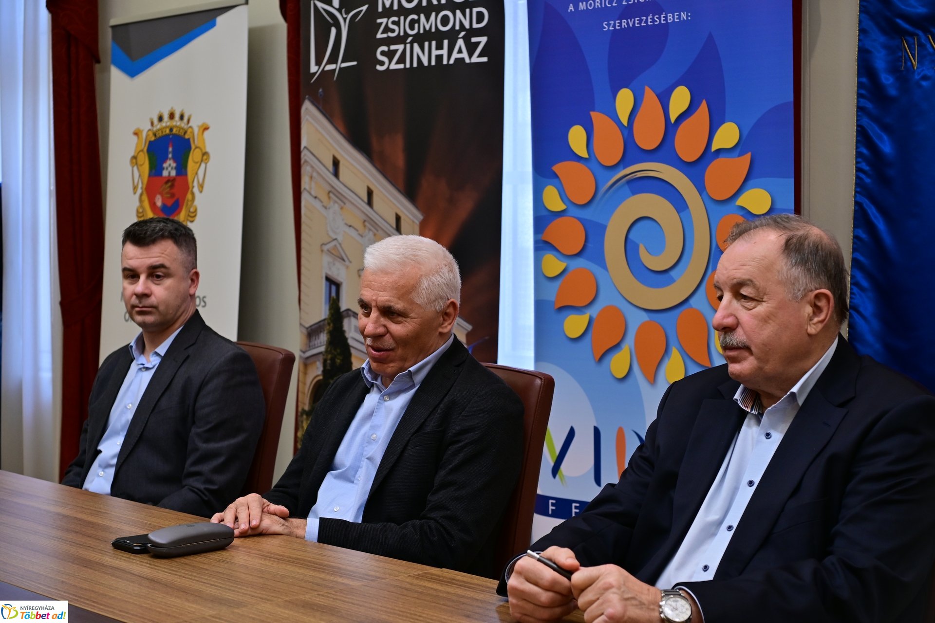 VIDOR Fesztivál sajtótájékoztató a Városházán 2025 februárjában