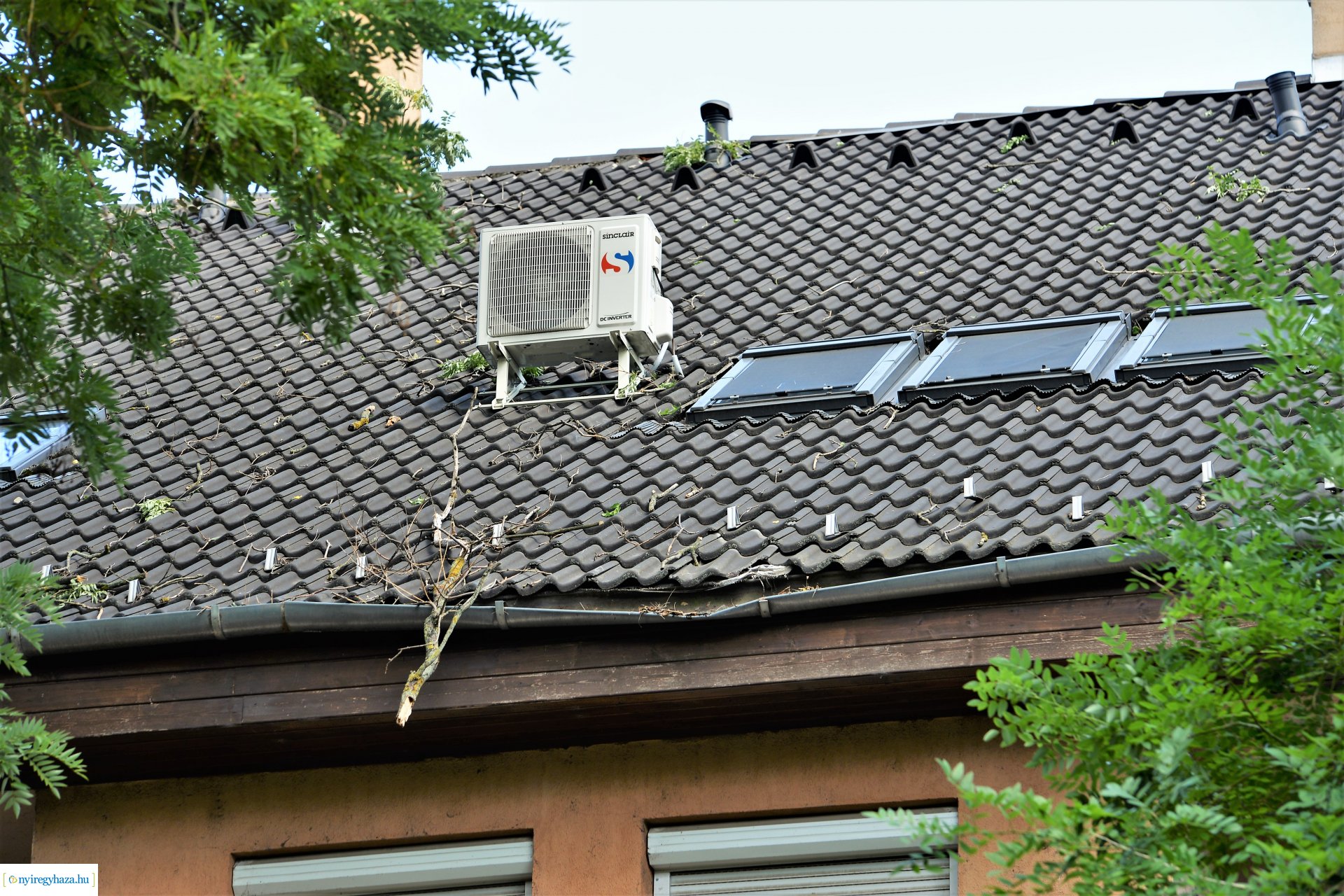   Viharkár eltakarítás a  Szent István utcán