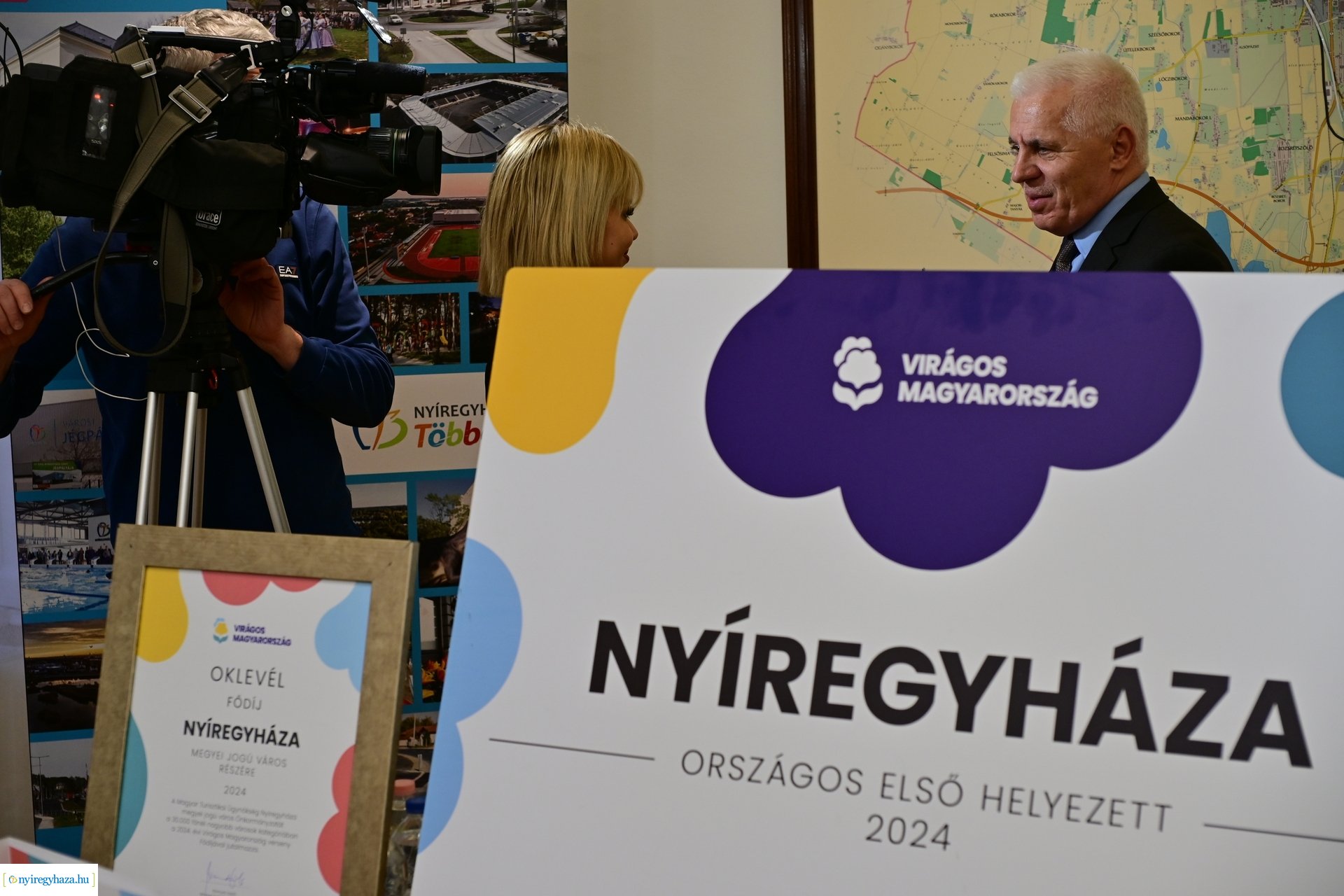 Virágos Magyarország 2024 fődíja Nyíregyháza