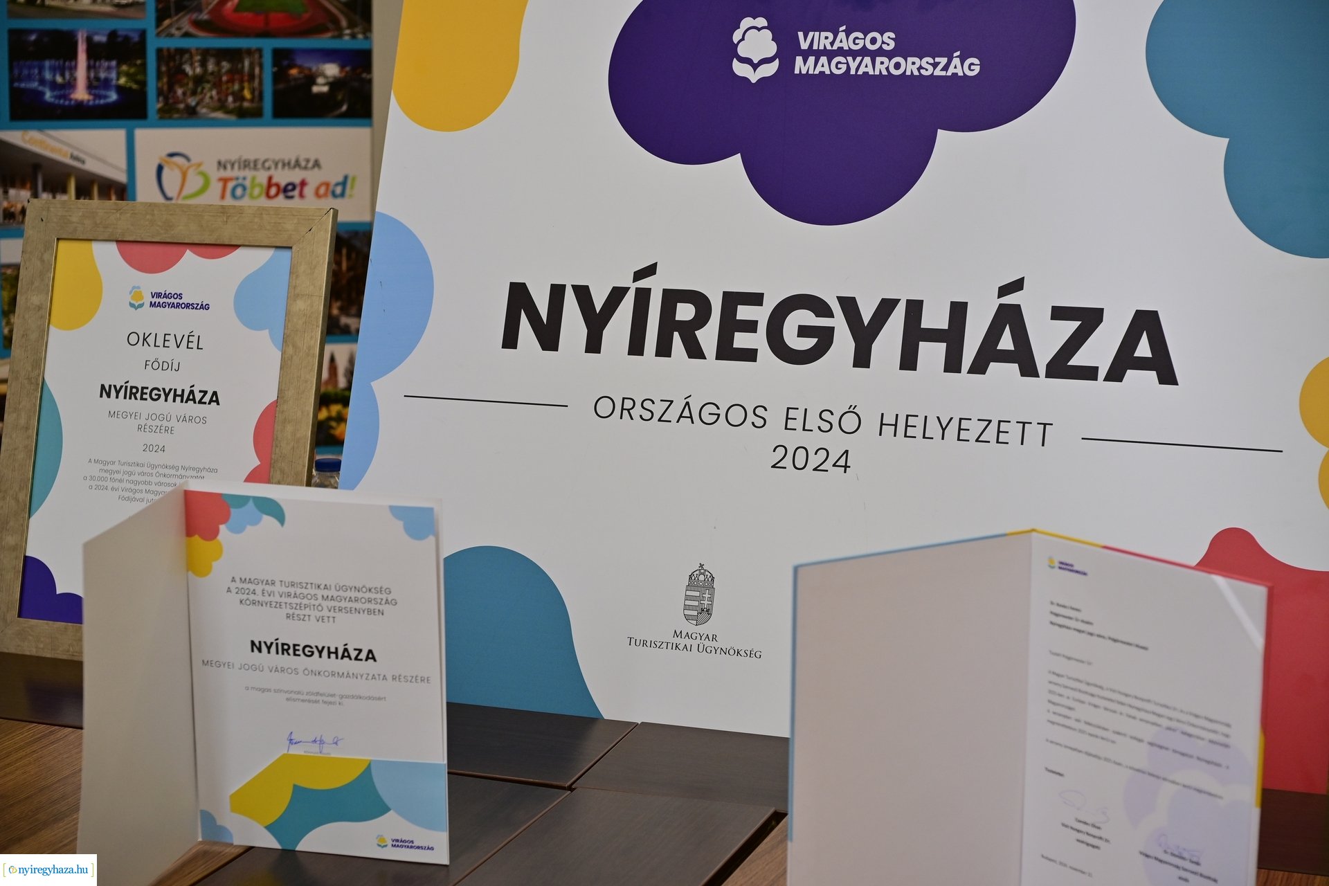 Virágos Magyarország 2024 fődíja Nyíregyháza