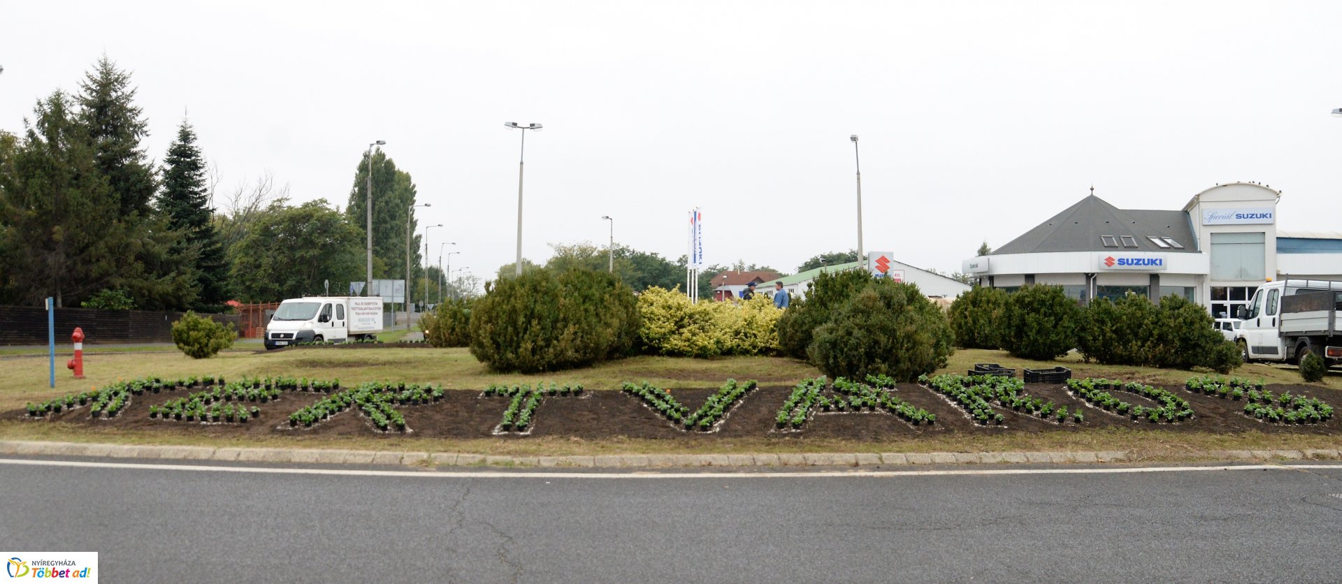 Virágültetés a Kertvárosban