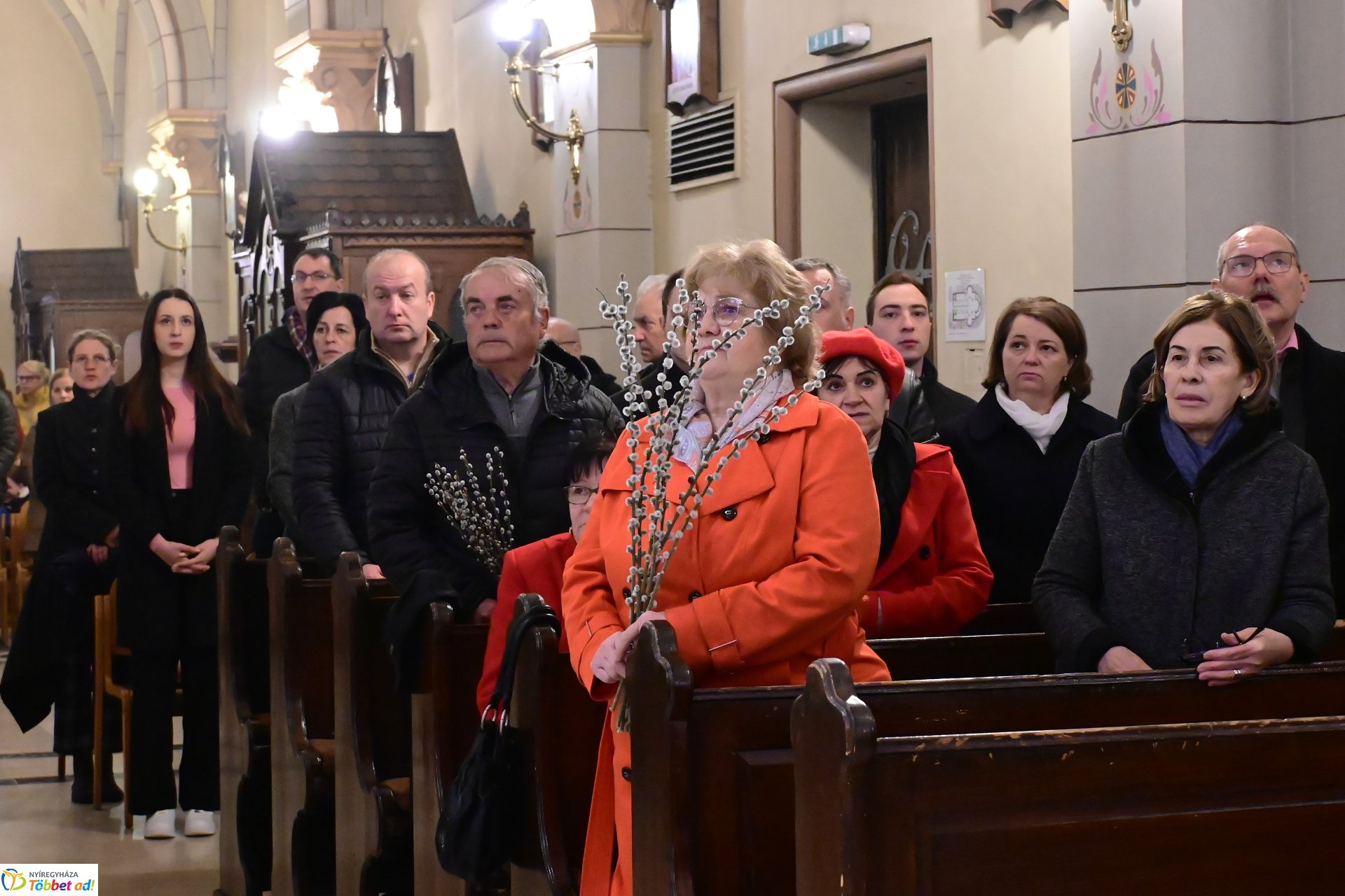 Virágvasárnap a Magyarok Nagyasszonya-társszékesegyházban Nyíregyházán