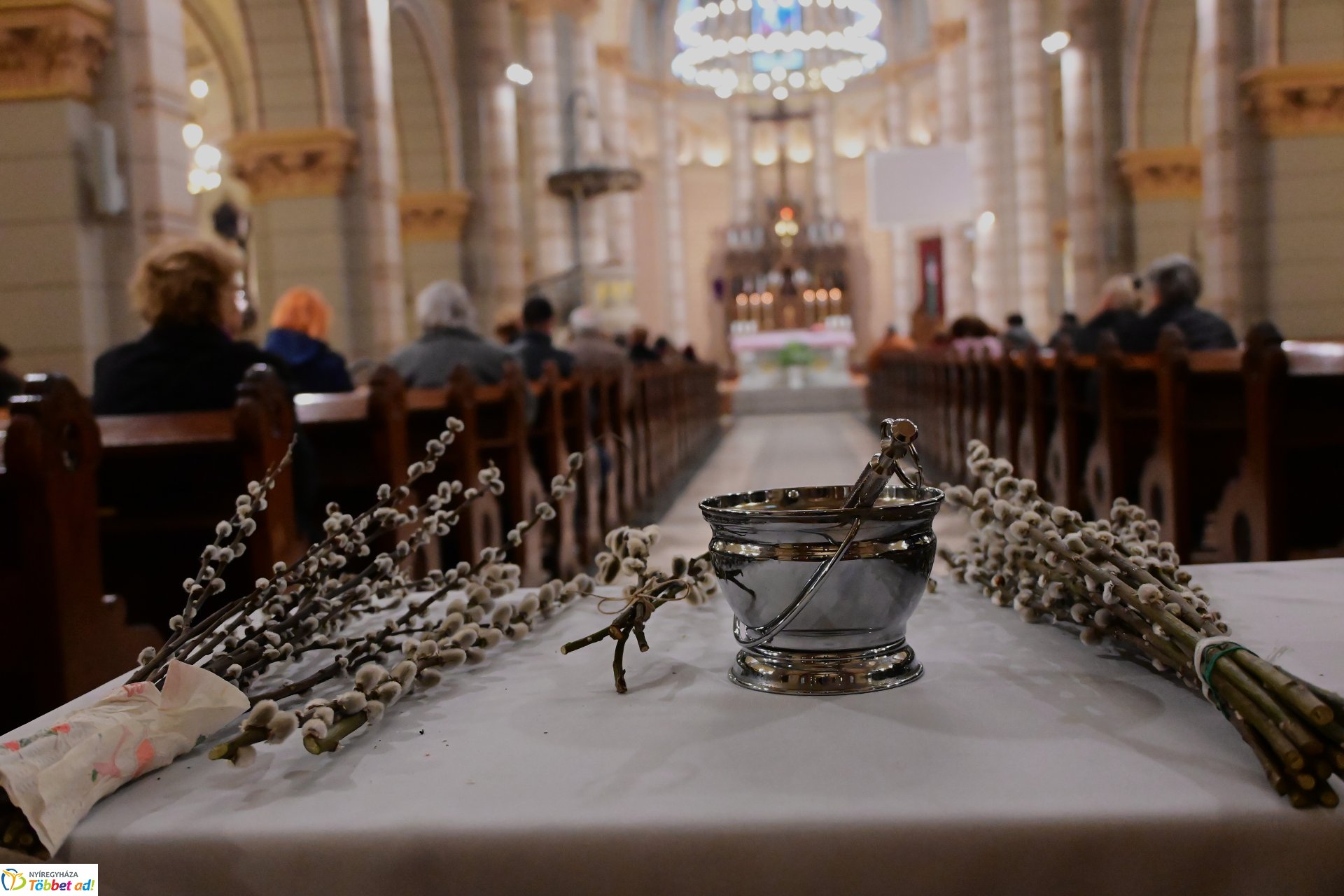 Virágvasárnap a Magyarok Nagyasszonya-társszékesegyházban Nyíregyházán
