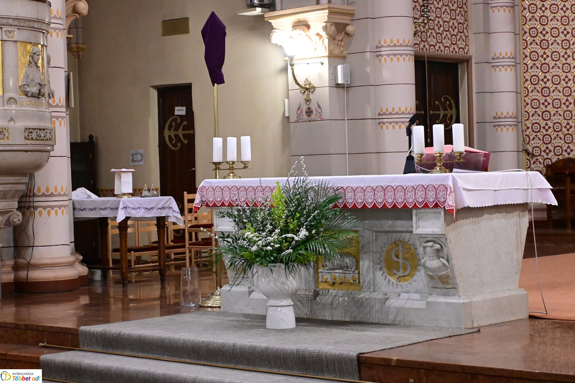 Virágvasárnap a Magyarok Nagyasszonya-társszékesegyházban Nyíregyházán