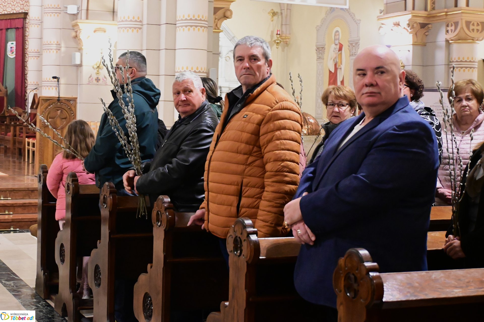 Virágvasárnap a Magyarok Nagyasszonya-társszékesegyházban Nyíregyházán