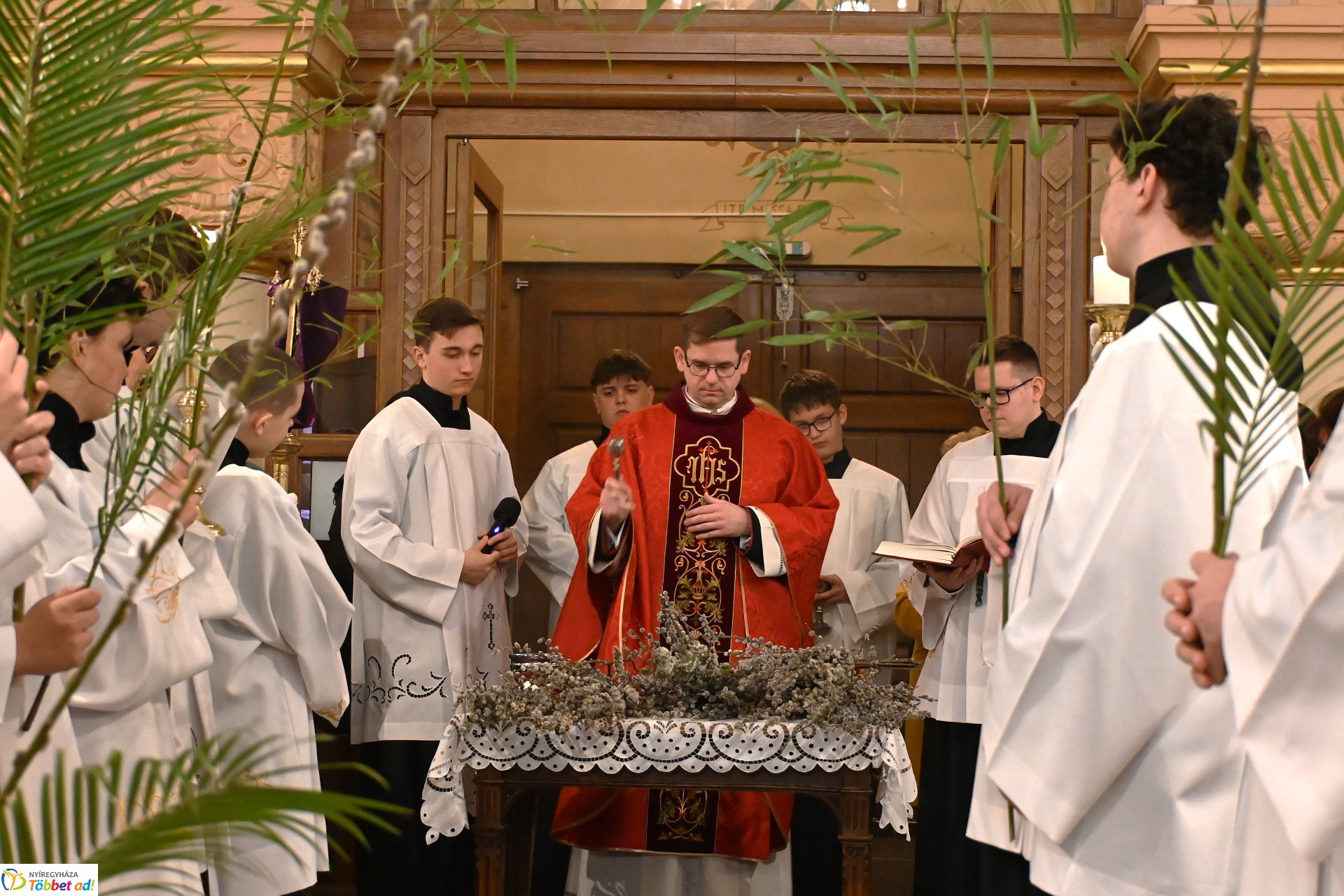 Virágvasárnapi barkaszentelés