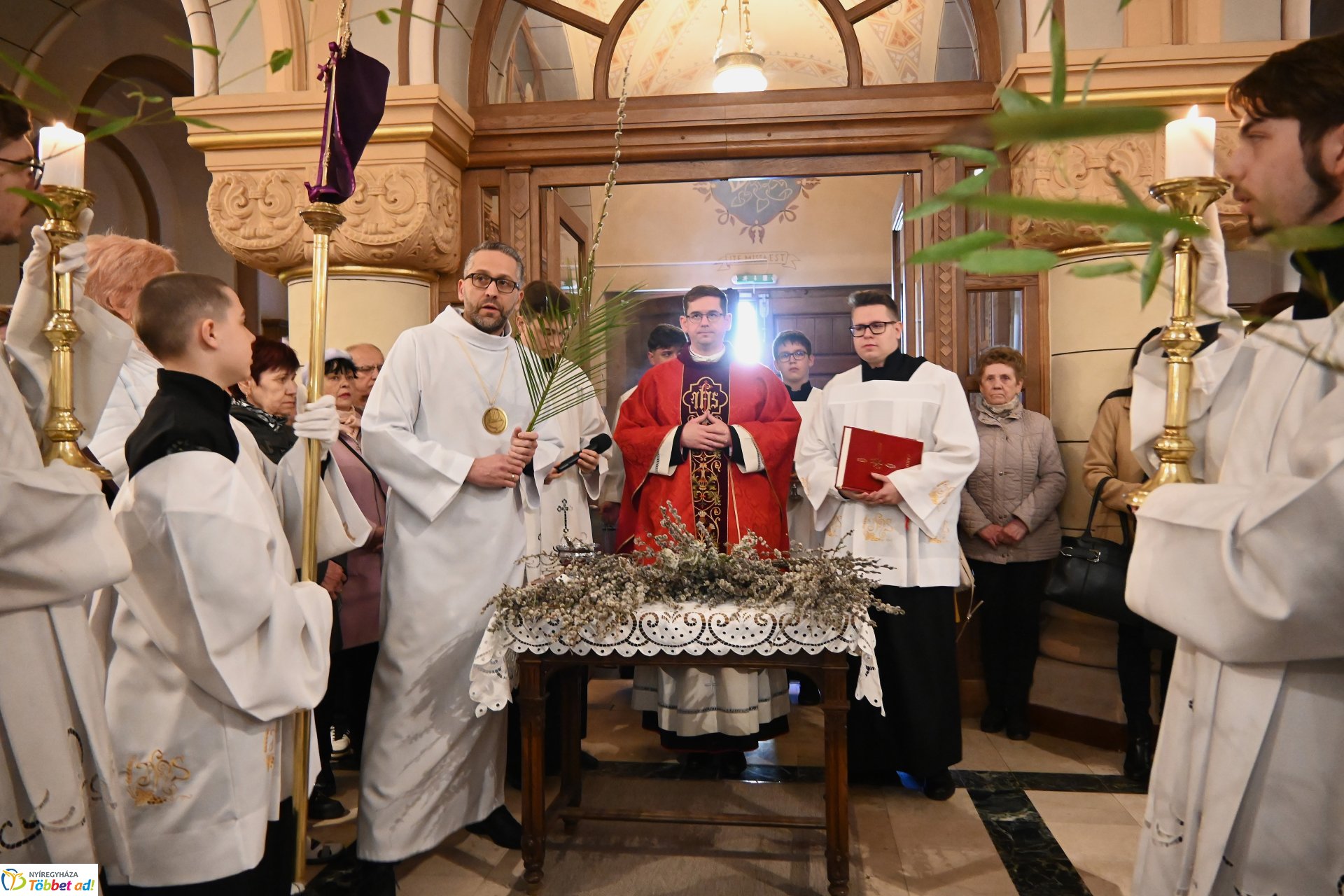 Virágvasárnapi barkaszentelés