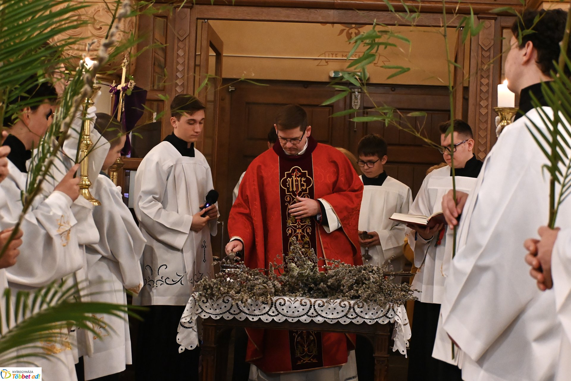 Virágvasárnapi barkaszentelés