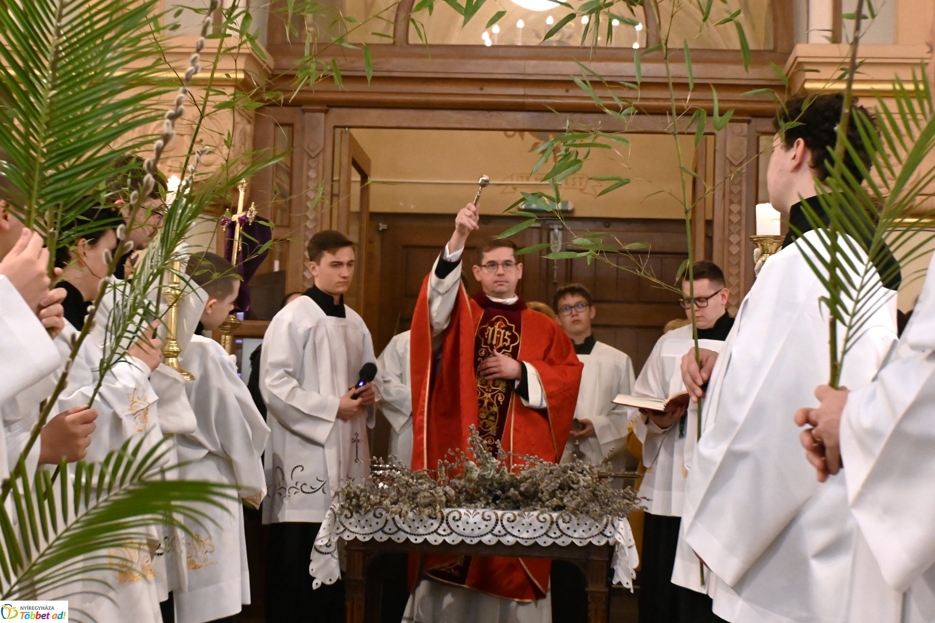 Virágvasárnapi barkaszentelés