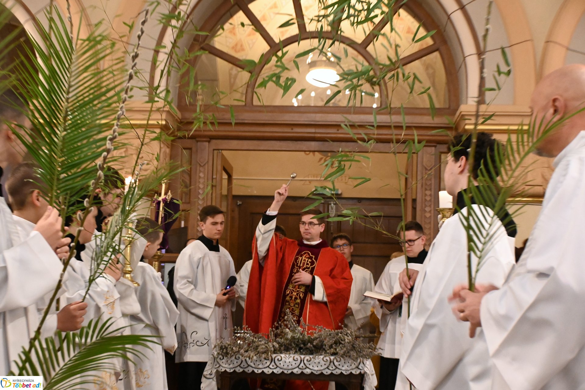 Virágvasárnapi barkaszentelés