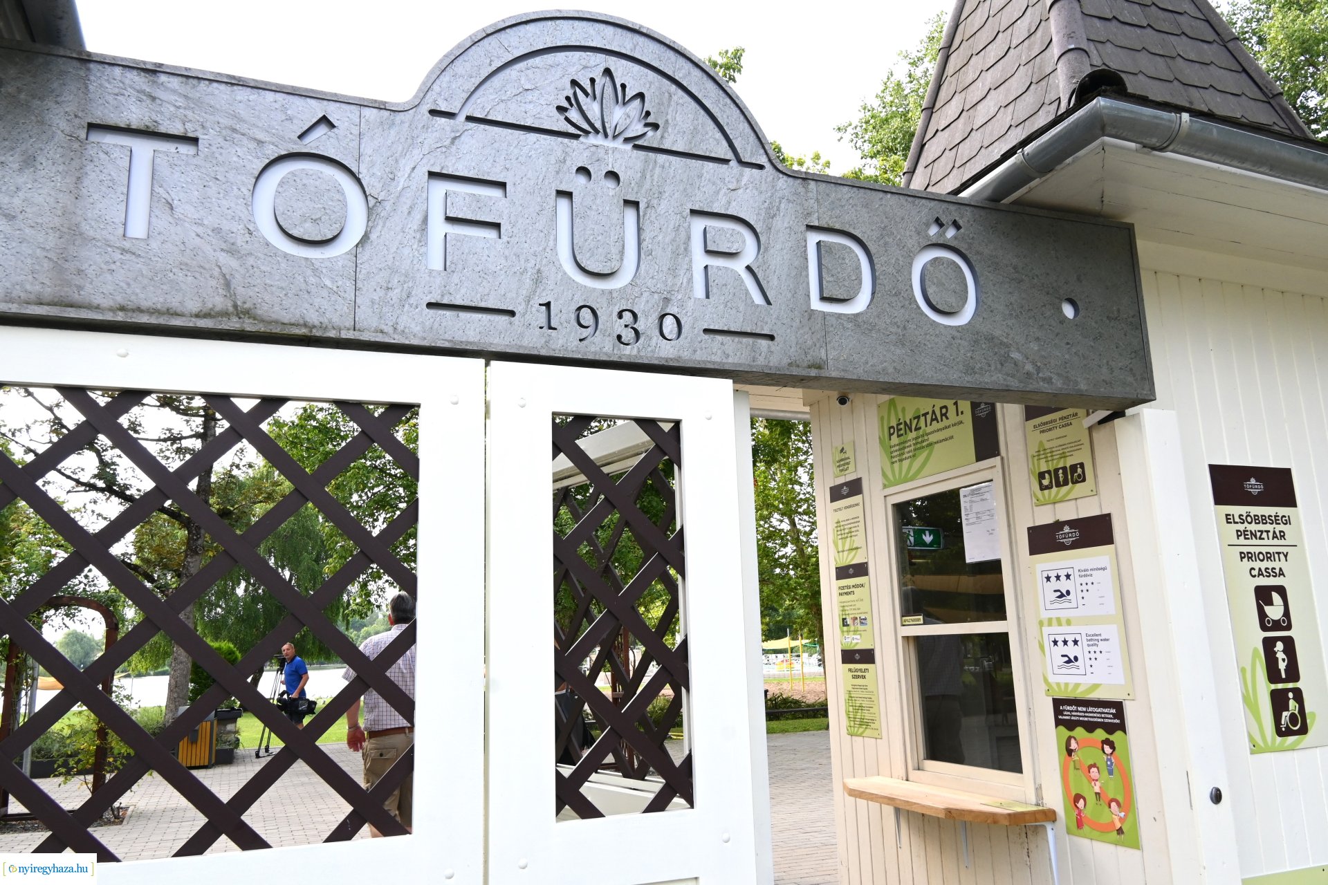 Vízminőség ellenőrzés a Tófürdőn