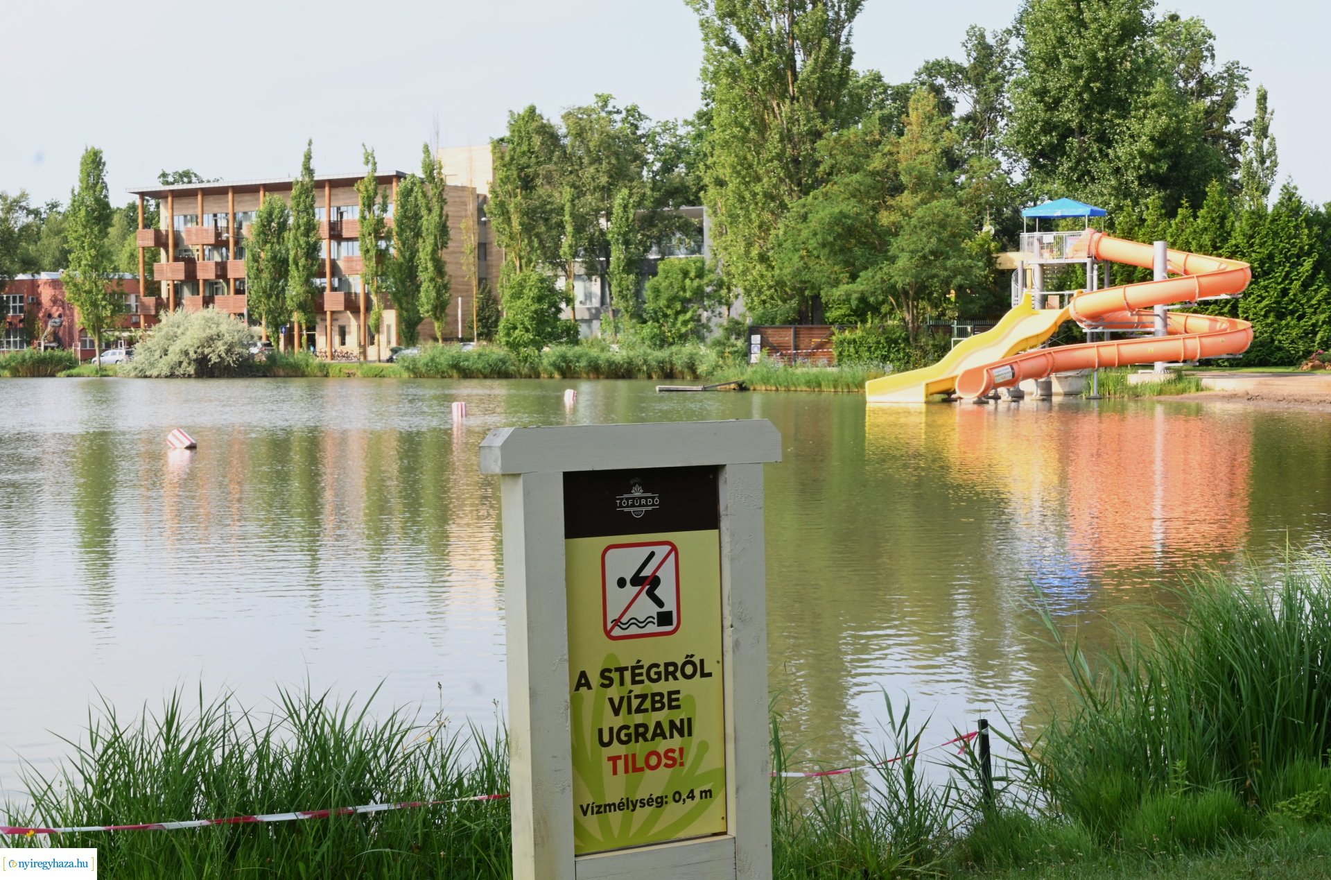 Vízminőség ellenőrzés a Tófürdőn