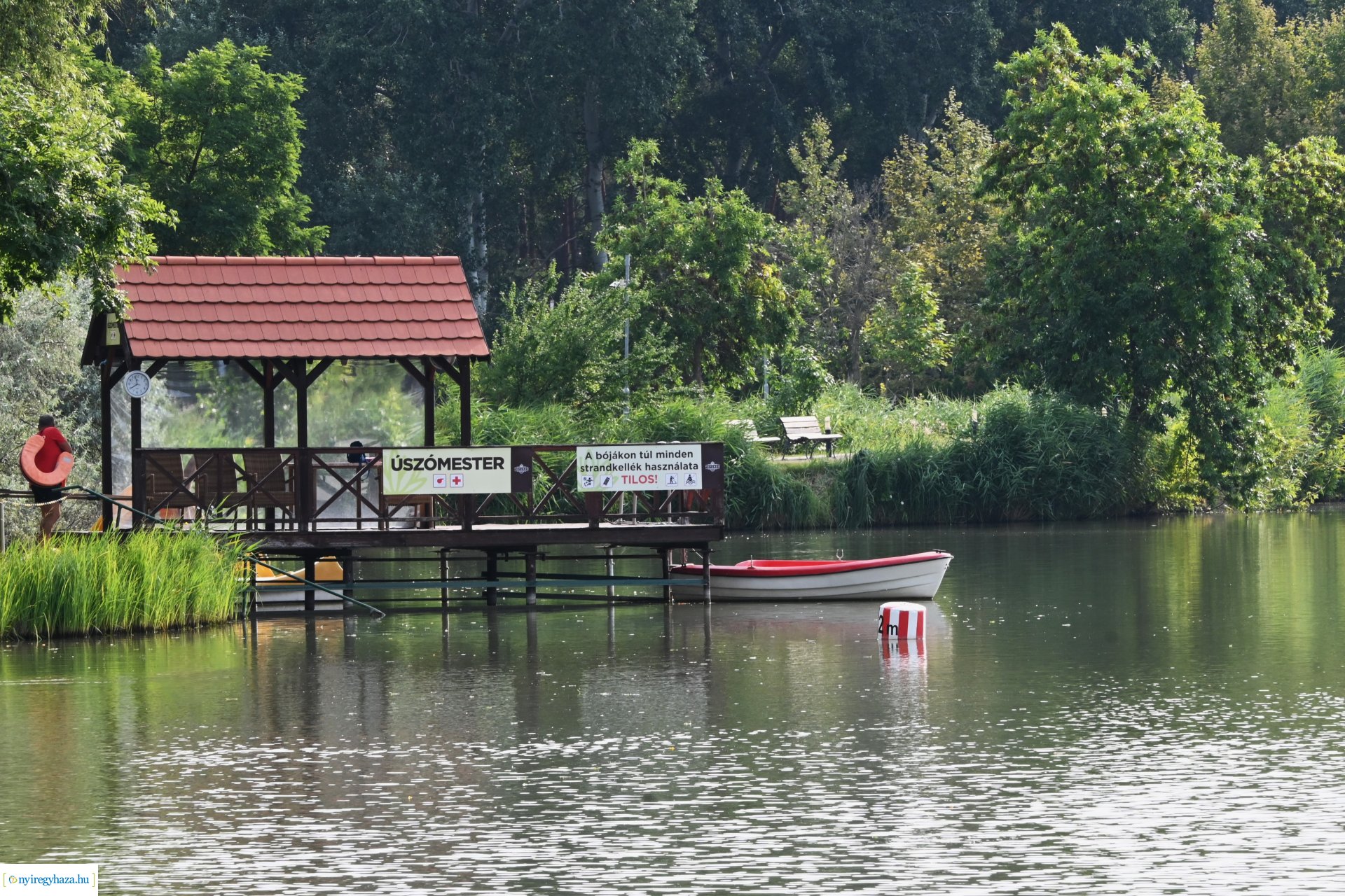 Vízminőség ellenőrzés a Tófürdőn