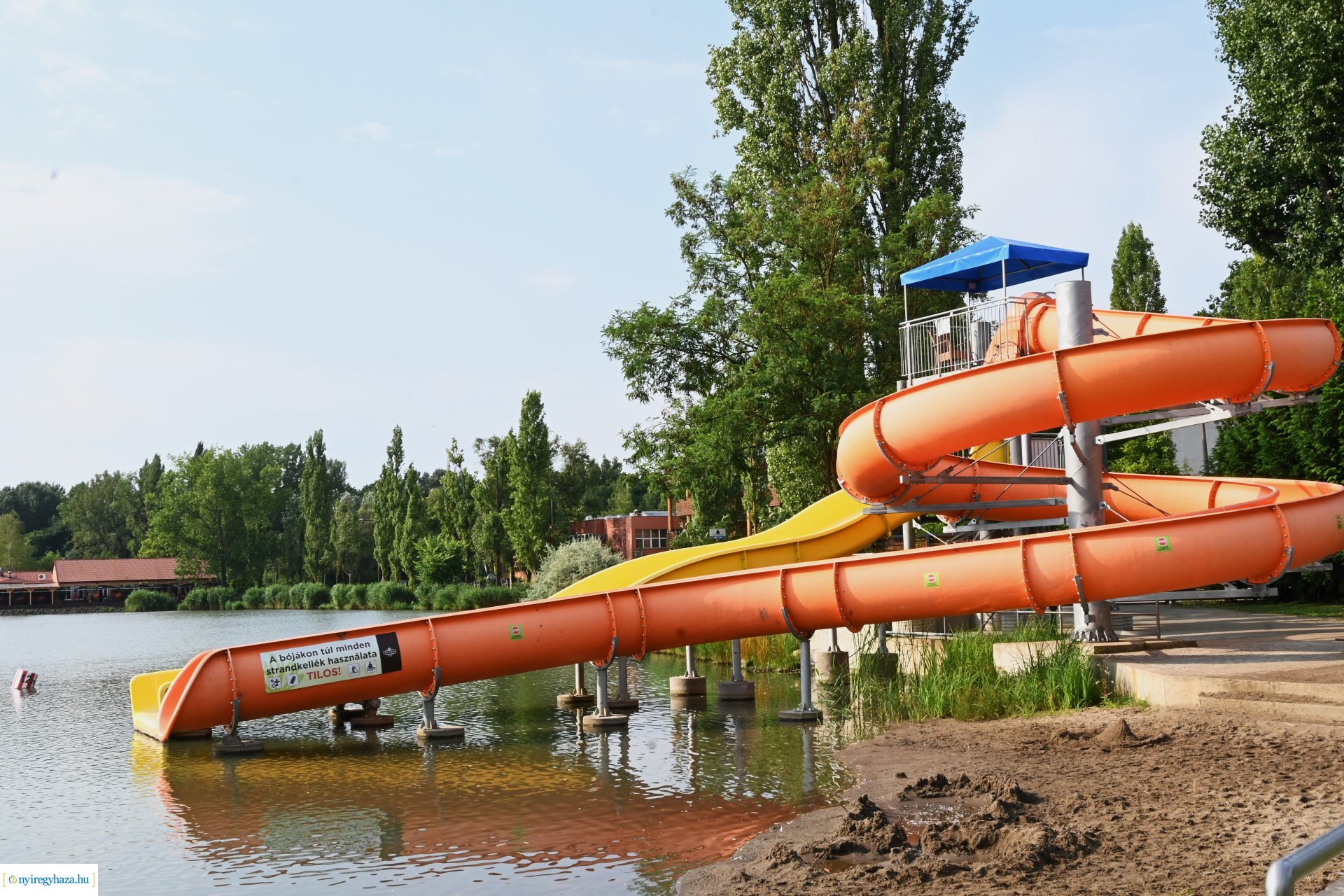 Vízminőség ellenőrzés a Tófürdőn