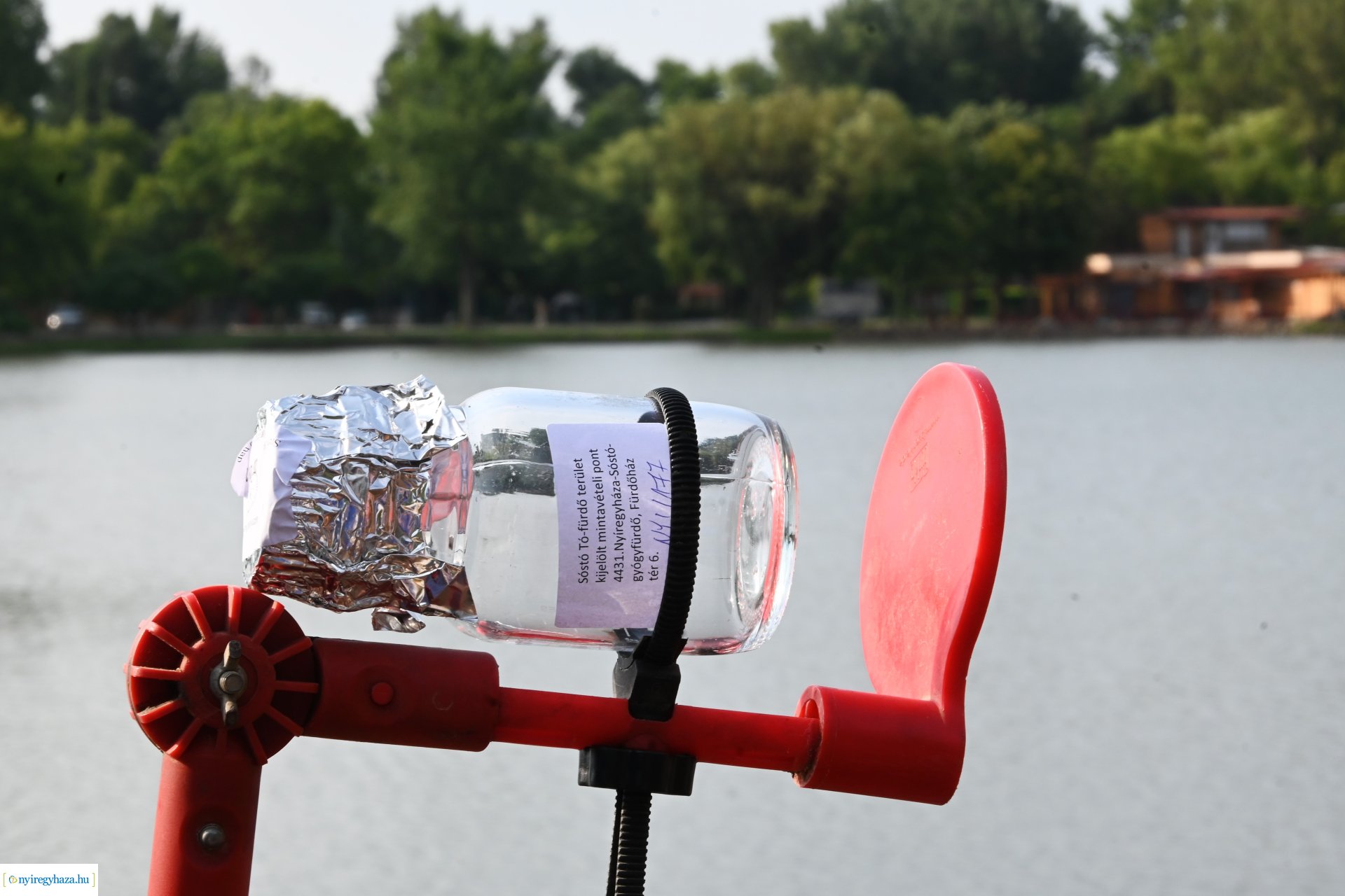 Vízminőség ellenőrzés a Tófürdőn