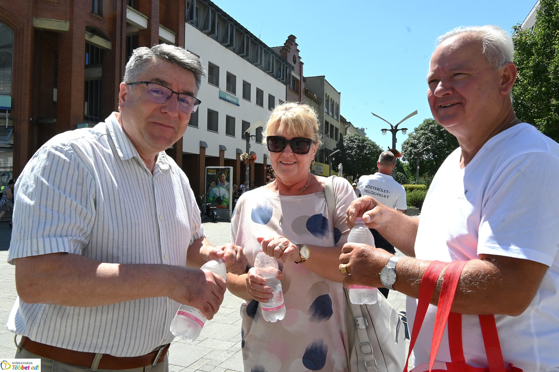 Vízosztás a belvárosban