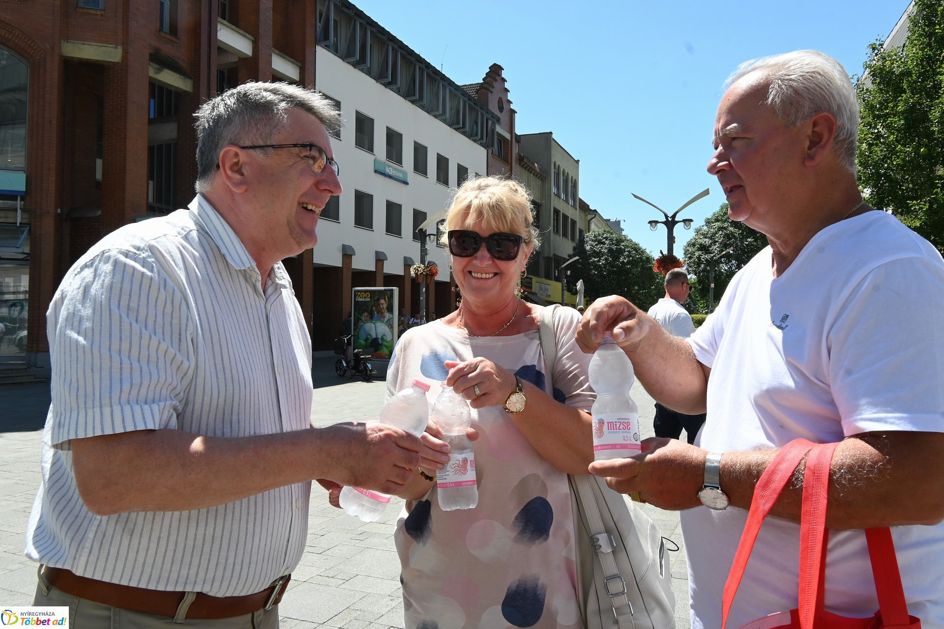 Vízosztás a belvárosban