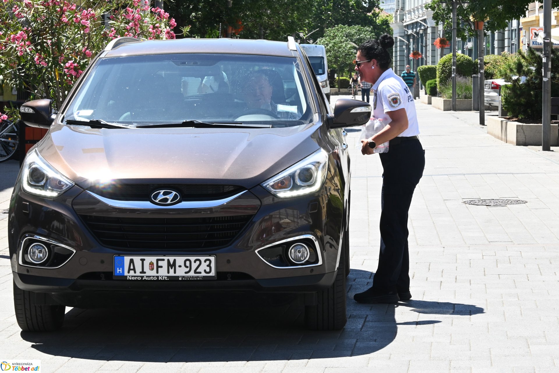 Vízosztás a belvárosban