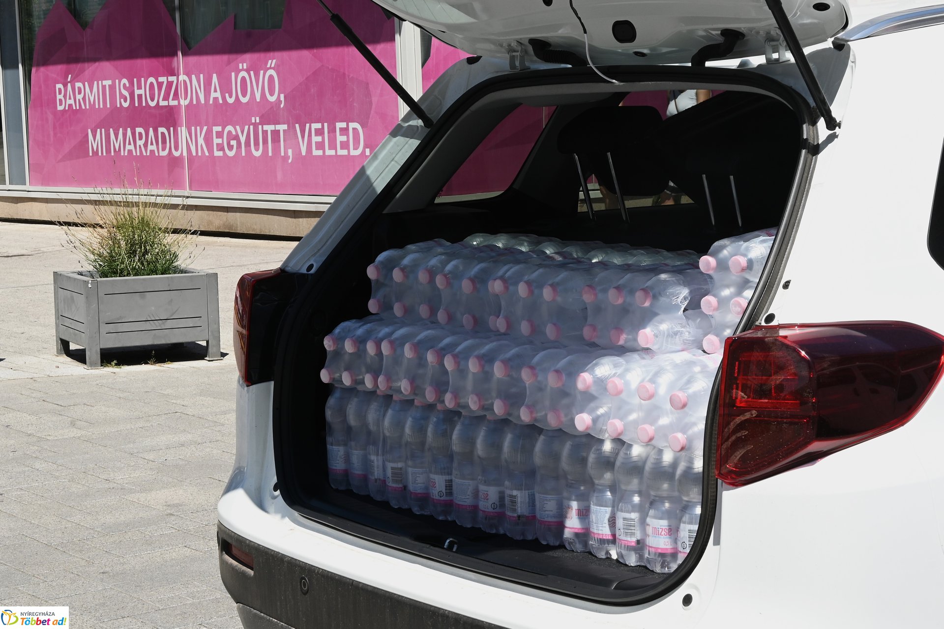 Vízosztás a belvárosban