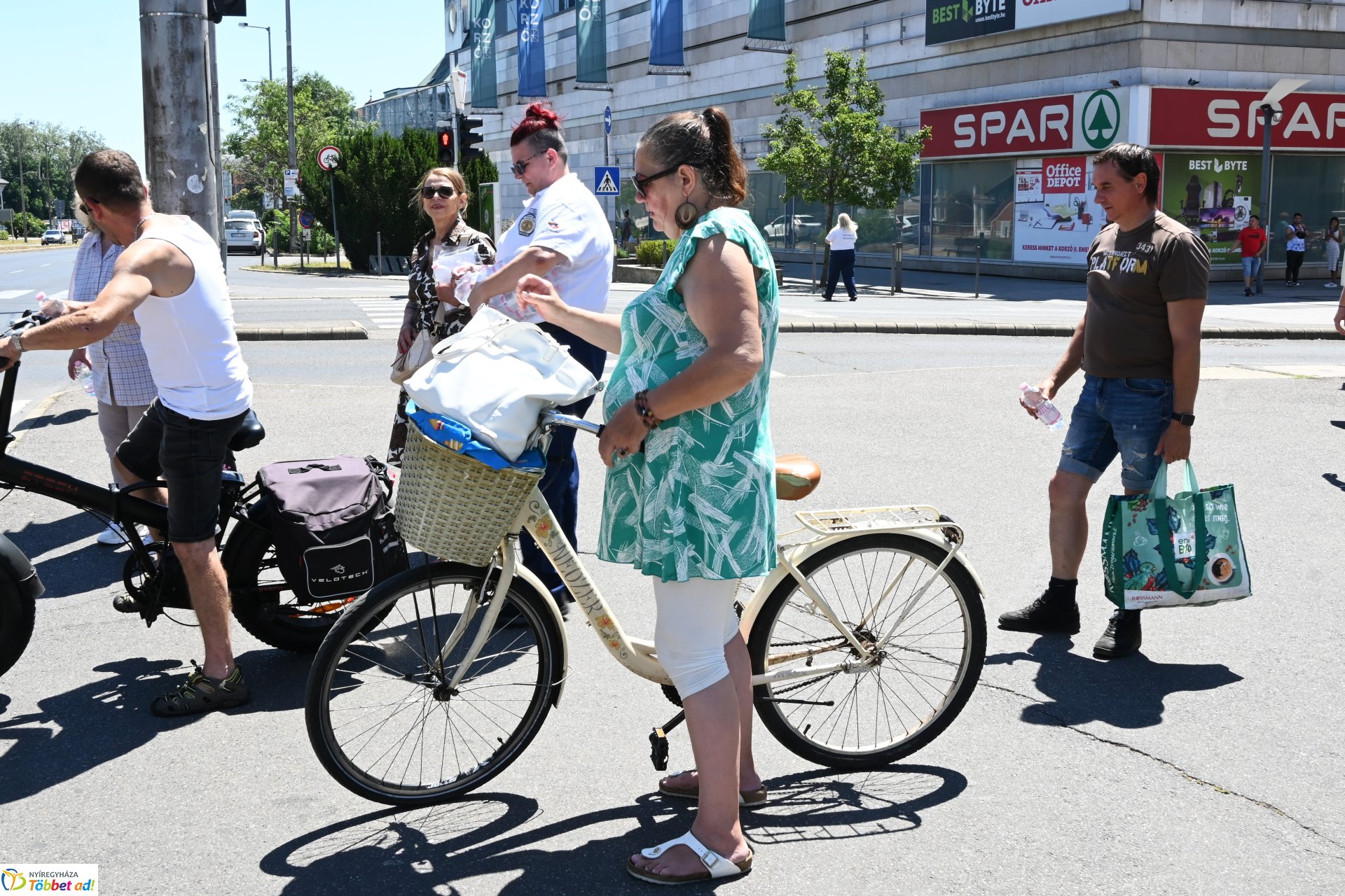 Vízosztás a belvárosban